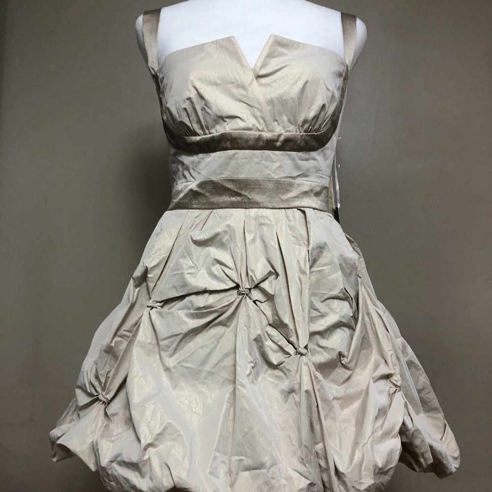 Forever 21 Flare Gold Dress - Size 10 - NWT